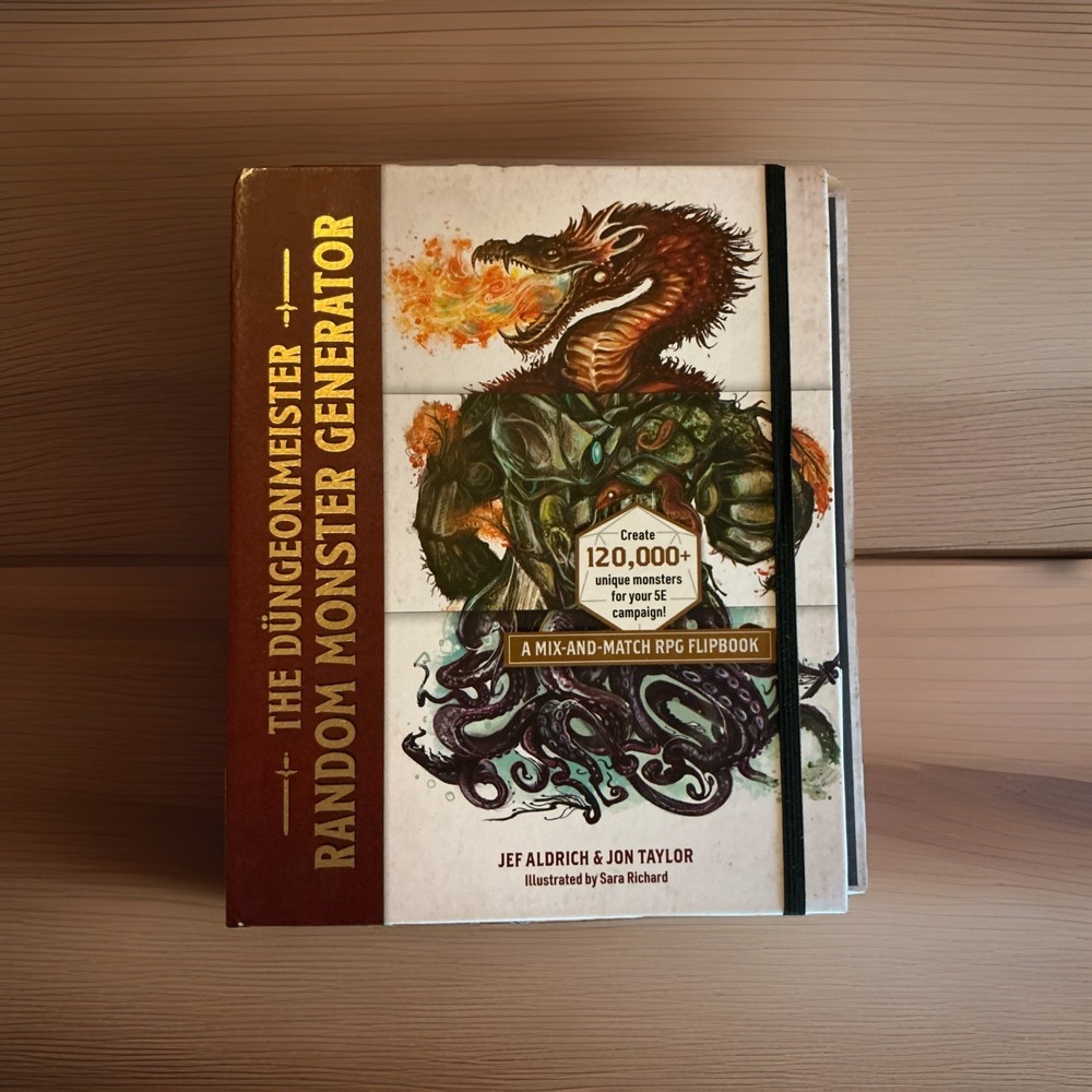düngeonmeister Random Monster Generator : A Mix-And-Match RPG Flipbook by Jef...